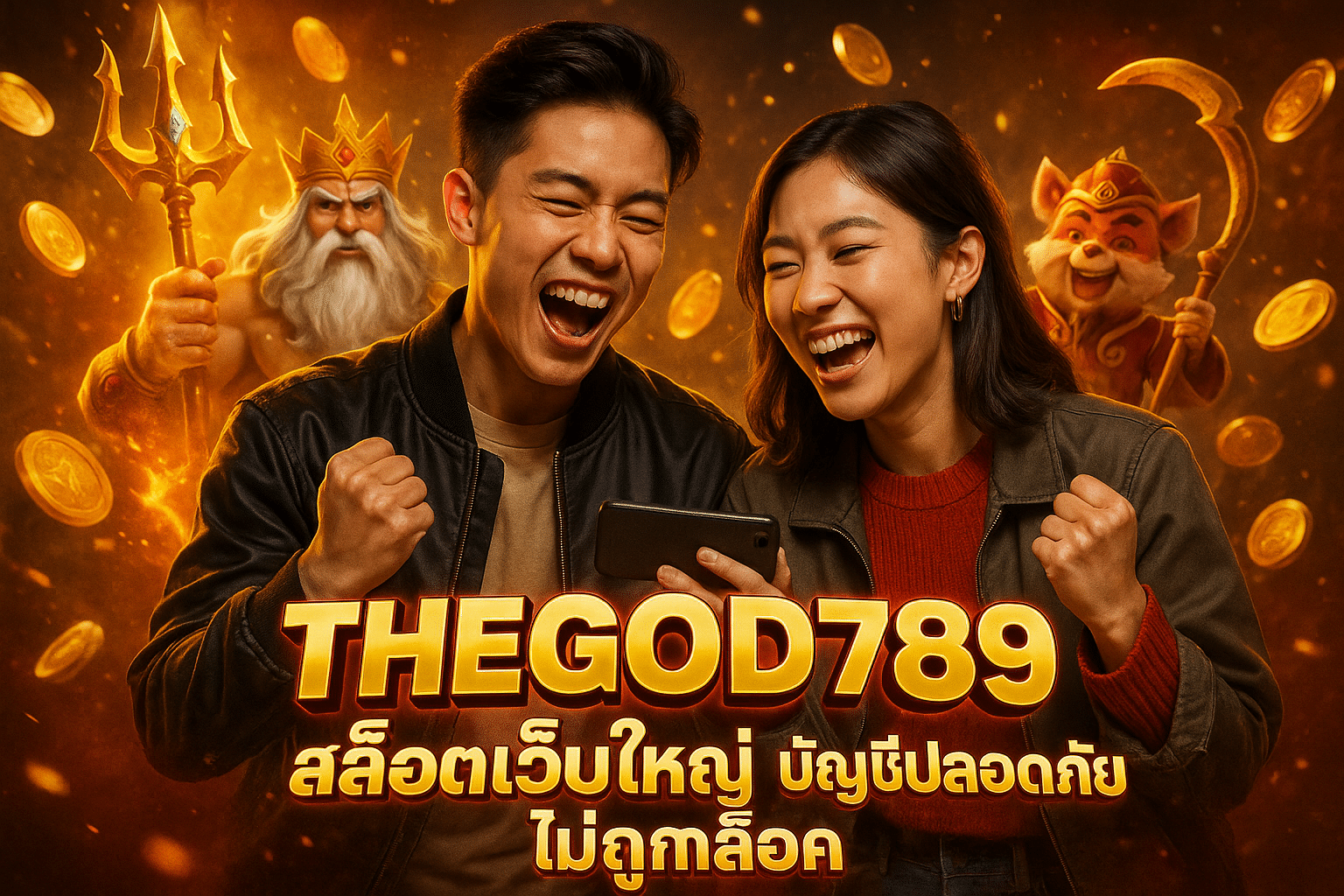 THEGOD789 สล็อตเว็บใหญ่ บัญชีปลอดภัย ไม่ถูกล็อค