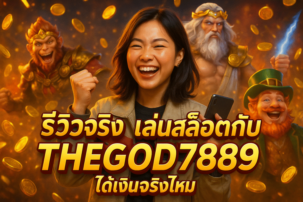 รีวิวจริง เล่นสล็อตกับ THEGOD789 ได้เงินจริงไหม