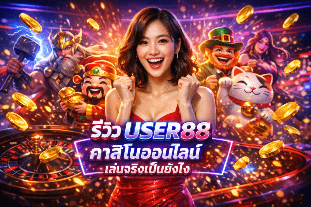 รีวิว USER88 คาสิโนออนไลน์ เล่นจริงเป็นยังไง