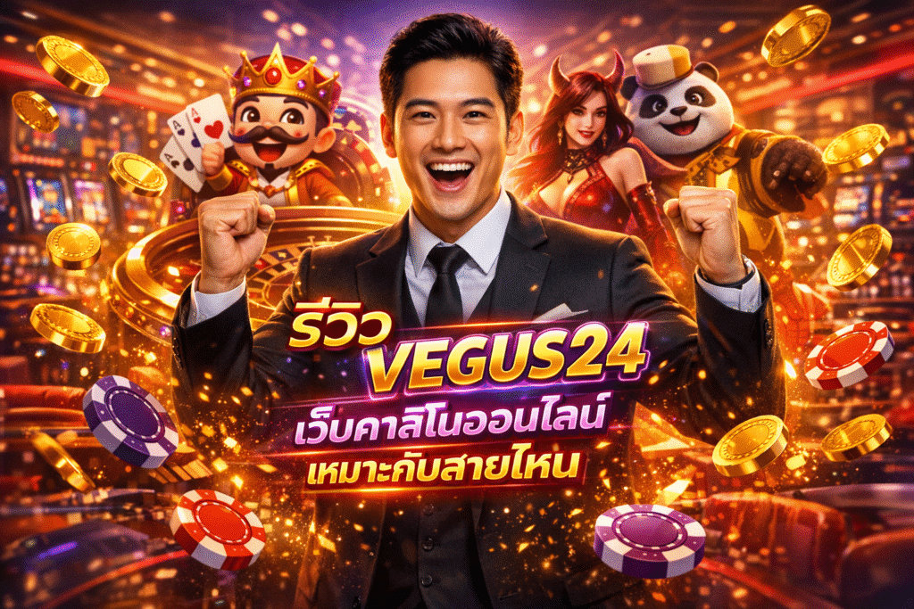 รีวิว VEGUS24 เว็บคาสิโนออนไลน์ เหมาะกับสายไหน